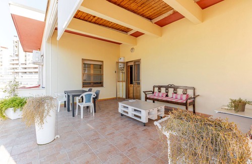 Oristano Historic Centre House | Vacation Home 'Cappuccini Apartment Superior' with Large Private Terraces & A/C