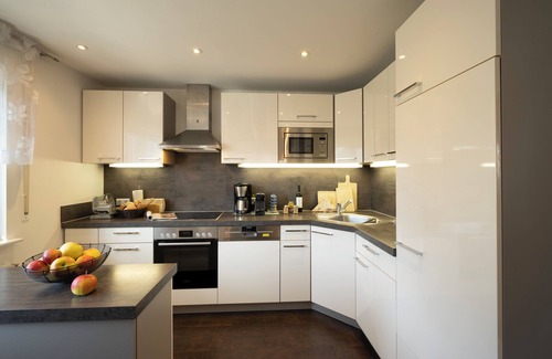 Schienen House | Vacation Home “Hulda” Near Lake Constance with Wi-Fi, Balcony, Terrace & Garden
