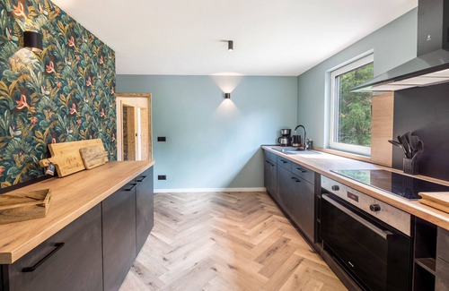 Unterschonau House | Vacation home Haus Waldberg with large garden and covered veranda