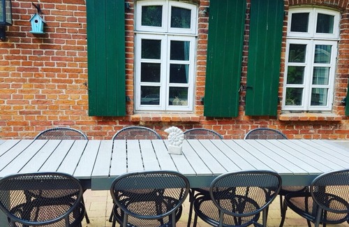 Hagermarsch House | Vacation home, in the style of a typical East Frisian farm worker's house