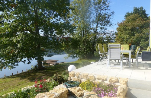 Hohenfelden House | Vacation home on the Hohenfelden reservoir with its own jetty and rowing boat & electric motor