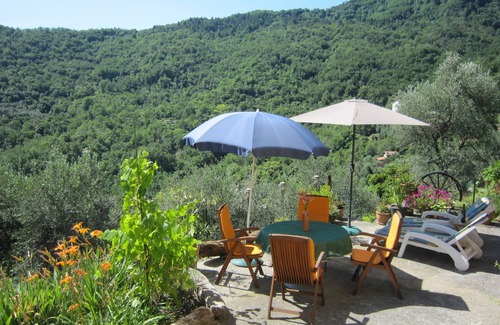 Costa House | Vacation home with panoramic view, open fireplace in an absolute quiet location