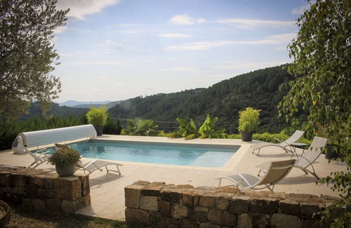 Chambonas House | Vacation home with private pool and summer kitchen in a quiet location