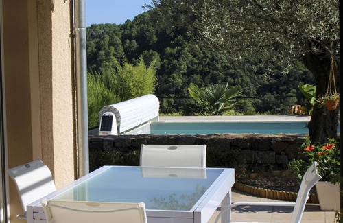 Chambonas House | Vacation home with private pool and summer kitchen in a quiet location