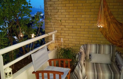 Marousi Apartment | Vana' s penthouse with comfortable relaxing fully furnished balcony