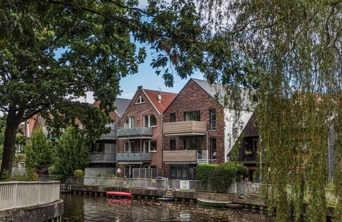 Nordhorn Apartment | Vechte Nest Studio, new building with balcony, wifi & PP