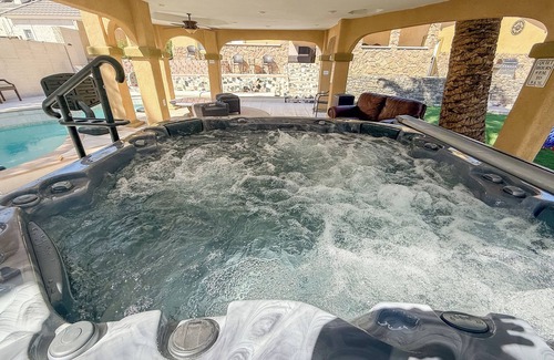Spring Valley Villa | Vegas Family Escape w/Pool, Free Spa Heat, Gym, & Game Room, Fun-Filled Villa!