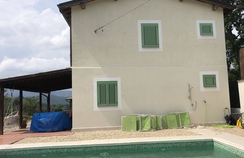 Rocca Santo Stefano Villa | Veranda and swimming pool in the forest near cultural and natural sites