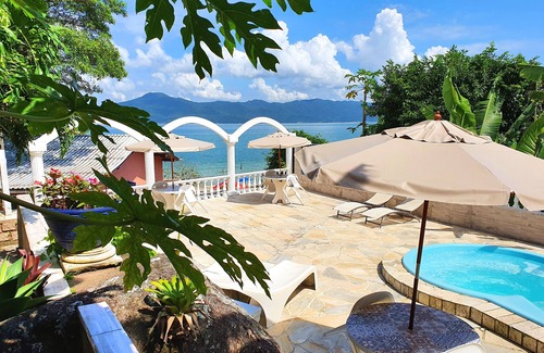 Florianopolis Cottage | Veranda - Charming 3-bedroom Cottage with AC in Peacefull Daniela Florianopolis