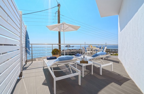 Khora Sfakion Apartment | Veranta luxury suite at Sfakia village, south west Crete island.