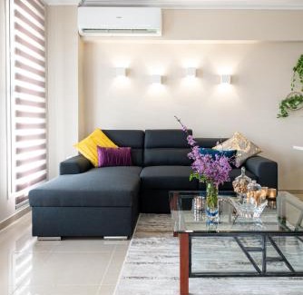 Veroia Apartment | Veria Panorama Luxury Suite With Garden.