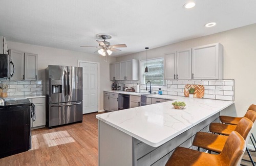 Vermilion House | Vermilion Retreat w/Game Room, Hot Tub & Across from Community Pool