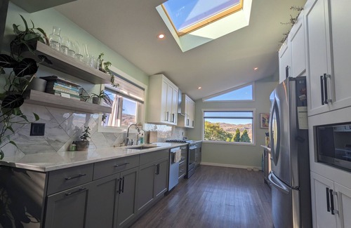 Vernon House | Vernon with a View - Family home with Pool + Hot Tub