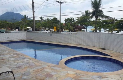 Praia Grande Apartment | very beautiful apartment with excellent sea view, with hot and cold pools.