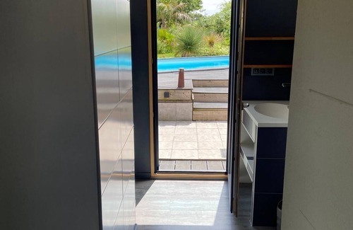 Surzur Villa | Very peaceful villa, countryside, sea, private pool. Typical stone and wood.