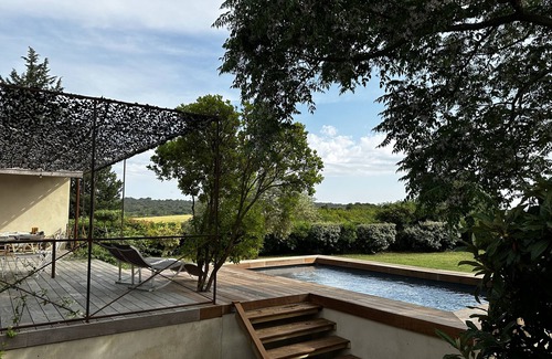 Blauzac Villa | Very Pleasant House Surrounded by Vineyards