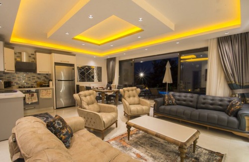 Uzumlu Villa | Very Private Villa for 6, Heated indoor Pool, Sauna & Turkish Bath