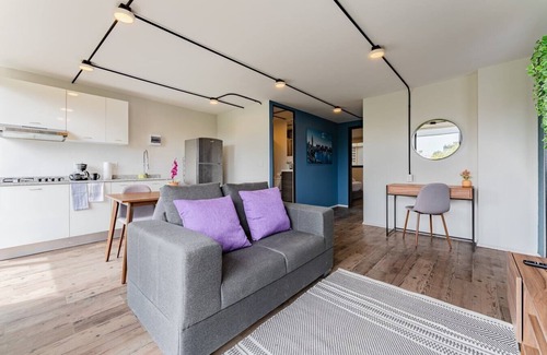 Xochimilco Apartment | VH | Fancy Apt 2 BR | Wifi + Gym and Rooftop | 282