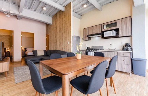 Zona Rosa Apartment | VH Roma Nte | Depa Industrial+RooftopandBalcón | 315