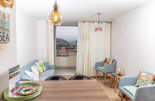 Vina del Mar Apartment | Viña Retreat - 2BR W/Pool, Wifi & Parking