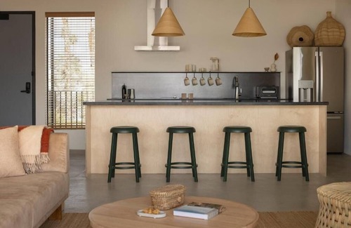 Downtown Palm Springs Hotel | Vibrant Getaway w/Swimming Pool, Outdoor Fire Pits & Walk to Attractions