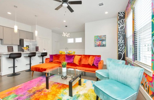 Riverside Terrace Apartment | Vibrant ProlificSuite ft Uniquely Designed Rooms