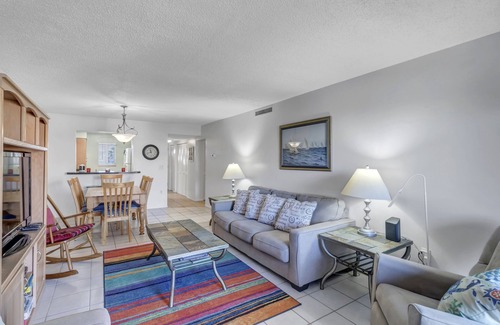 St. Augustine Beach Condo | View, Comfortable, Clean, Construction Free