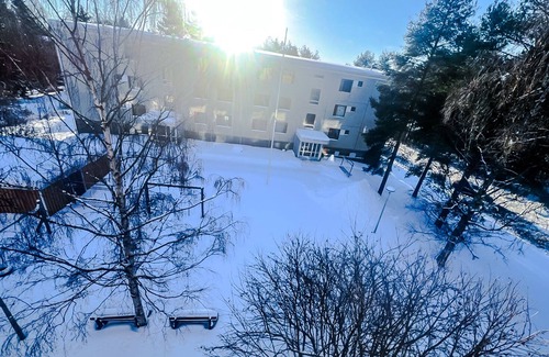 Rovaniemi Apartment | View northern lights from the balcony! Santa Claus' Village is just 4.5Km away!