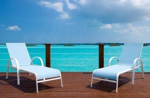 Ocean Point Villa | View of the Breezy Palms Waterfront Villa and infinity pool