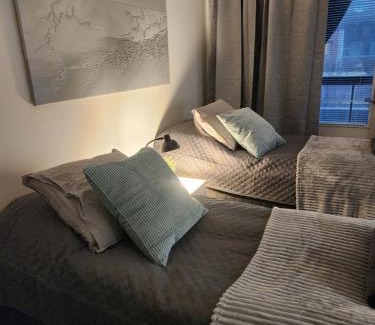 Turku Apartment | Viihtyisä korkealuokkainen, tilava ja parvekkeellinen yksiö Logomolla 1-2hlö
