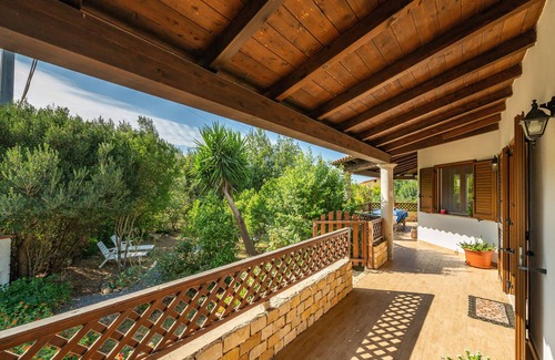 Nuxis Villa | Villa "Rossu" with Mountain View, Private Garden, Wi-Fi & A/C