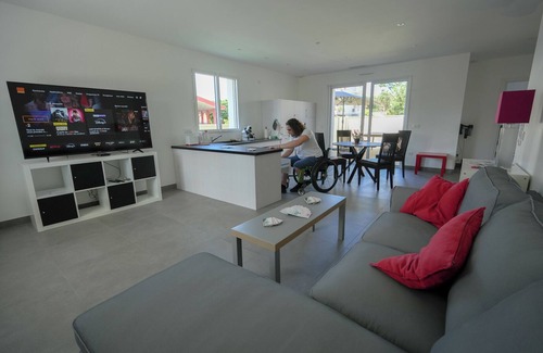 Lacanau-Ocean Villa | Villa 4 Étoiles Plein Centre Avec Parking à 2 pas de la Plage et des Commerces