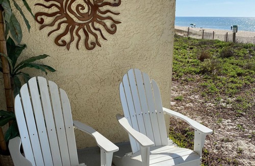 St. George Island Condo | Villa A2, Beach front, ground level!