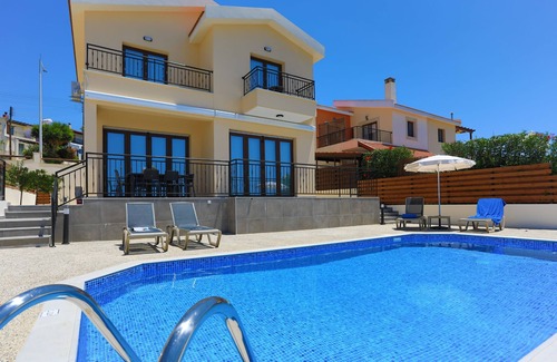 Meladeia Villa | Villa Aeria: Holiday Villa To Rent, Pool, Views, WiFi, A/C