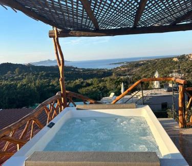 Liscia di Vacca Villa | VILLA AMIRA Porto Cervo con vista Mozzafiato sul Mare,Piscina Privata,WELLNESS & SPA