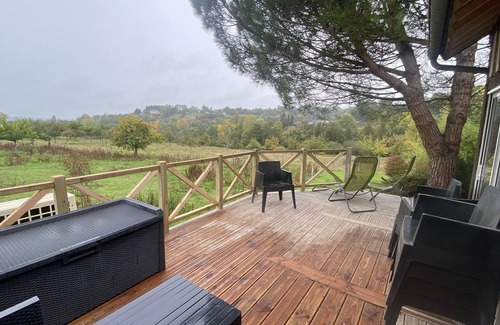 Bonneville-la-Louvet Villa | Villa and outbuilding, private swimming pool, sauna, games rooms, not overlooked