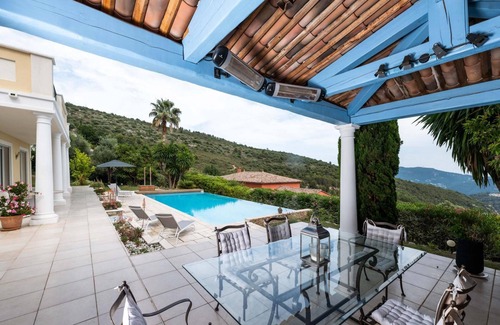 Falicon Villa | Villa 'Aquarelle' with Sea View, Wi-Fi and Air Conditioning