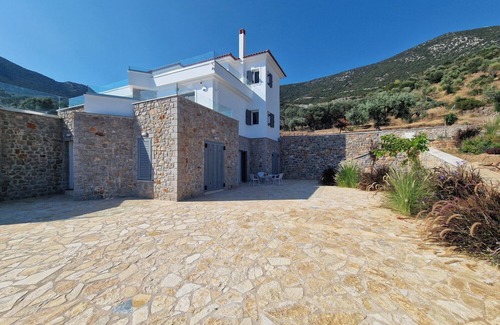 Melissopetra Villa | Villa Arian with great sea view, great pool and 6 minutes walk from the beach