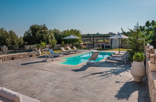 Margarites Villa | Villa Aris, a serene Villa with 3BRs, with private outdoor Pool & BBQ area.