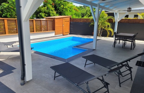 Saint-Francois Villa | Villa Avec Piscine, 10 min Plage