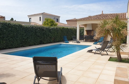 Vendres Villa | Villa Avec Piscine Privée et Salle de Jeux Proche des Plages