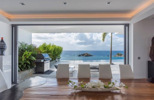 Saint-Jean Villa | Villa Axel Rocks | Ocean View - Located in Tropical Gustavia with Private Pool