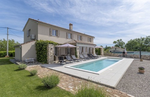 Labin Villa | Villa Batelica near Labin with private pool, large garden, kids playground & sport activities
