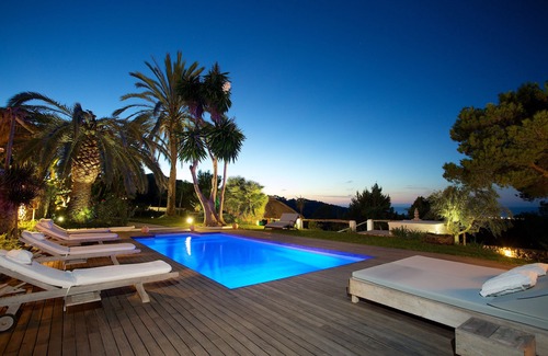Sant Agusti des Vedra Villa | Villa "Can Lib" with Sea View, Private Pool & Wi-Fi