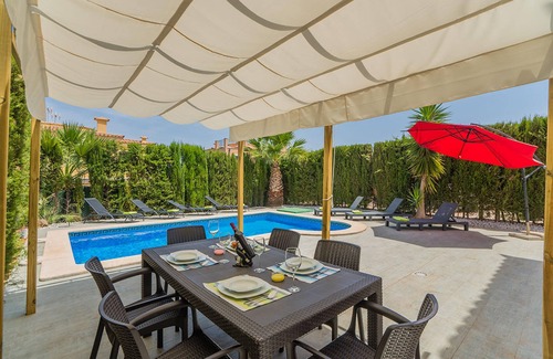 Puig de Ros Villa | Villa CAN CALDERO- Chalet for 8 people in Puig de Ros with terrace and private pool - Free Wifi