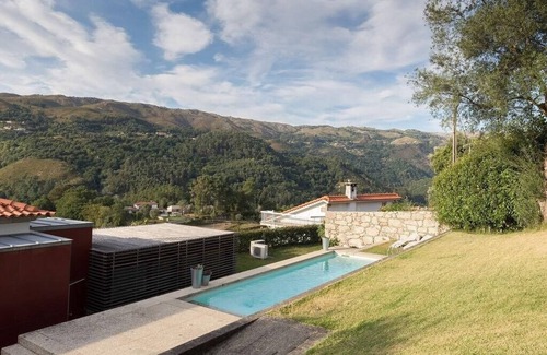 Vilar Villa | Villa "Casa de Vilar Peneda Gerês Natura" with Mountain View, Pool, Wi-Fi, Garden & Terrace
