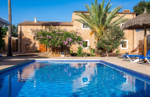 Portocolom Villa | Villa "Cas Verros" with Mountain View, Pool & Wi-Fi