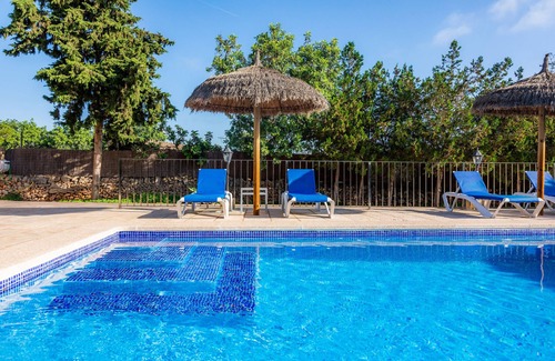 Portocolom Villa | Villa "Cas Verros" with Mountain View, Pool & Wi-Fi