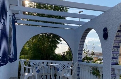 Mazarron House | Villa Casa Blanca FJ in quiet neighborhood 10 minutes from the sea
