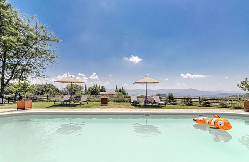 Montecatini Val di Cecina Villa | Villa Cedri, typical Tuscan farmhouse with private swimming pool located amongst gentle hills, 2.